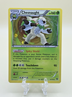 Pokemon TCG Chesnaught 14/146 XY Base Set Cosmos Holo Rare Card - Image 1