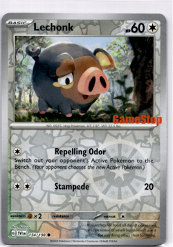 Lechonk - (EB Games Promo) Miscellaneous Cards & Products - Pokemon NM 154/198 - Image 1