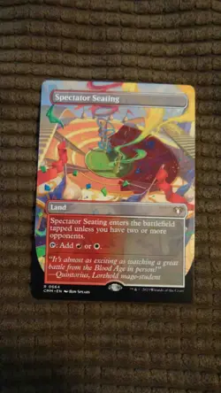 Magic: the Gathering / MtG Borderless Spectator Seating x1 Commander Masters - Image 1