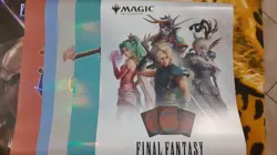 5+1 FINAL FANTASY POSTER COMPLETE SET COLLECTION / MTG/ MAGIC /PROMO FOIL /LOTS - Image 2