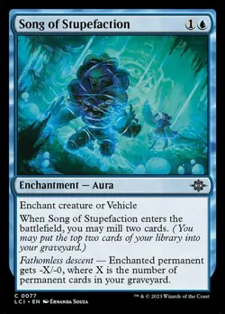 4x Song of Stupefaction MTG The Lost Caverns of Ixalan NM Magic Regular - Image 1