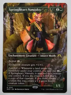 MtG MH3 Springheart Nantuko #341 Borderless Non-Foil - Image 1