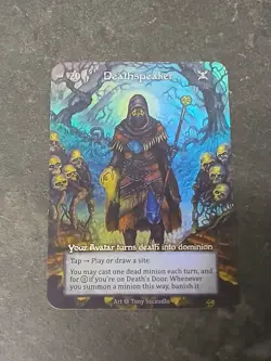 Sorcery contested realm alpha Deathspeaker Elite foil - Avatar Foil - Image 1