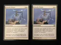 Ghostly Prison Champions of Kamigawa Regular 2x NM MTG Magic the Gathering - Image 1