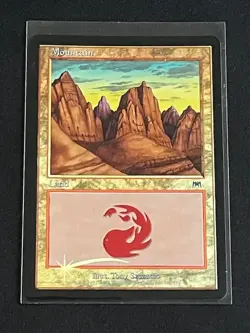 Mountain Foil #343 Onslaught Magic The Gathering - Image 1