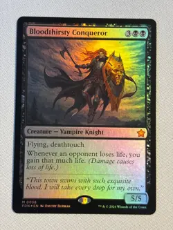 Bloodthirsty Conqueror - FOIL - Foundations - NM MTG - Image 1