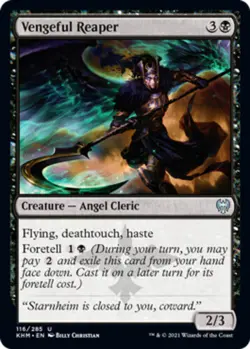 x4 Vengeful Reaper U MTG Kaldheim M/NM, English - Image 1