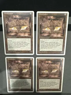Ornithopter X4 4th Edition Mtg Lot Heavy Play - Image 1