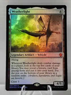 x1 Weatherlight FOIL - MTG 237 Dominaria Mythic Rare NM/M UNPLAYED! - Image 1