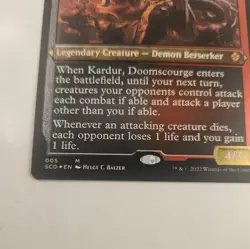 MAGIC THE GATHERING DECKMASTER KARDUR DOOMSCOURGE #005 2022 - Image 5