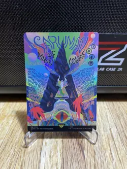 *NM* FOIL Saruman of Many Colors (Borderless Poster) Universes Beyond: The Lord - Image 1