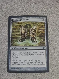 Magic: The Gathering Lightning Greaves CMD Lp - Image 1