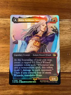 Final Fantasy Kuja, Genome Sorcerer Borderless Foil Magic MTG FIN399 - Image 1