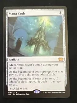 Magic The Gathering Mana Vault Double Masters 2022 MTG NM/M - Image 1