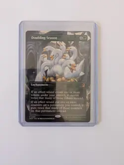 MtG Doubling Season Borderless M WOT Wilds Of Eldraine 0001 Magic Gathering - Image 1
