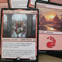 Krenko, Mob Boss GOBLINS Tribal COMMANDER DECK MTG ALL 100 Cards included Ready! - Image 1