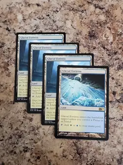 MTG 4x Glacial Fortress - Playset Ixalan & M11 - Image 1
