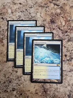 MTG 4x Glacial Fortress - Playset Ixalan & M11 - Image 2