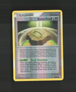 Dome Fossil 92/99 Platinum Arceus Reverse Holo Pokemon Card LP - Image 1