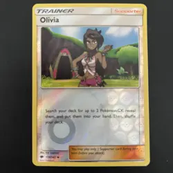 Olivia 119/147 - Burning Shadows - Reverse Holo - LP Pokemon TCG - Image 1