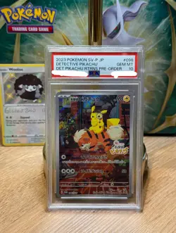 PSA 10 Detective Pikachu 098/SV-P Pre-Order Promo Japanese Pokemon card | 🚚💯 - Image 1