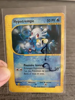 Carte Pokemon Hypotrempe 85/147 Aquapolis Wizard Francais Occasion - Image 3