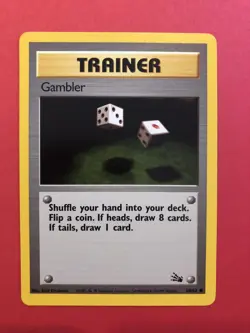 POKEMON 1999 TRAINER GAMBLER 60/62 - Image 1