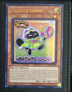 Yugioh! 1x Lollipo☆Yummy JUSH-EN018 Ultra Rare 1st Ed NM - Image 1