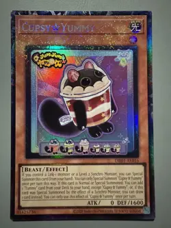 YUGIOH CUPSY YUMMY ASIA ENGLISH EDITION DBJH-AE016 COLLECTOR'S RARE - Image 1