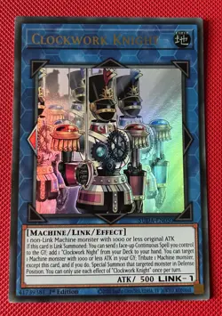 Yugioh SUDA-EN050 - Clockwork Knight - Ultra Rare - Image 1