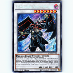 Yugioh Blackwing Armor Master LC5D-EN132 1st Edition Secret Rare Holo - NM 💎 - Image 1