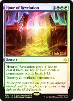 Hour of Revelation - Foil - Prerelease Promo - Prerelease Cards #015/199 MTG Mag - Image 1