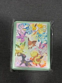 Eevee Card Sleeves From Pokemon Prismatic Evolutions SPC (65 Sleeves Total) - Image 1