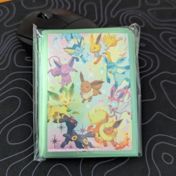 Eevee Card Sleeves From Pokemon Prismatic Evolutions SPC (65 Sleeves Total) - Image 1