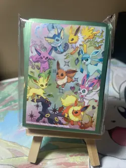 Eevee Card Sleeves From Pokemon Prismatic Evolutions SPC (65 Sleeves Total) - Image 1