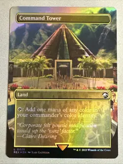 MTG / Command Tower / REX / #0026 / FOIL (Borderless) / Common / NM - Image 1