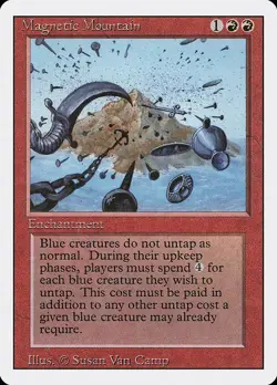 Magnetic Mountain 1x MtG Revised SP/NM - Image 1