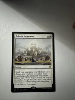 MTG Magic the Gathering Teferi's Protection (8/332) Commander 2017 NM - Image 1