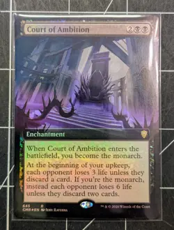 Court of Ambition (Extended Art) (R) (Foil) MTG Commander Legends - Image 1
