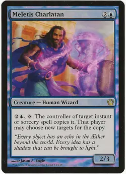 MTG Meletis Charlatan FOIL Theros Rare LP - Image 1
