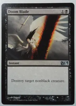 Doom Blade *PLAYSET* Magic MtG x4 M14 SP - Image 1
