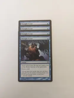 (4) Thought Scour *PLAYSET* Dark Ascension Regular NM - LP MTG - Image 1