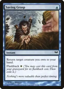 SAVING GRASP X 4 E/X+ DARK ASCENSION MAGIC THE GATHERING - Image 1