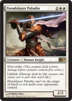 Fiendslayer Paladin - Magic 2014 (M14) #18/249 MTG Magic The Gathering - Image 1