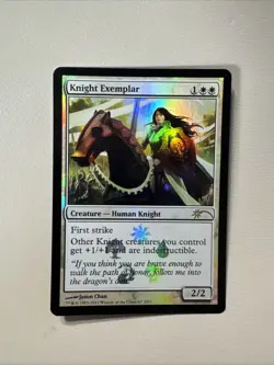 Knight Exemplar Promo (FOIL) - Magic 2011 - Magic The Gathering - Image 1