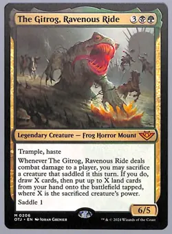 The Gitrog, Ravenous Ride - 206 - Outlaws of Thunder Junction (OTJ) MTG - Image 1