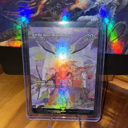 Wild Rose Rebellion Foil Magic the Gathering Final Fantasy NM/M ( Showcase ) - Image 1