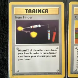 Vintage Pokemon Shadowless Base set Trainer card lot - Image 5