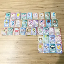 Pokemon Cereal Box Cardboard Miniature Cards Full Set Of 36 Complete Collection - Image 1