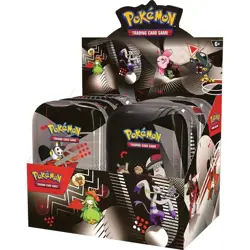 Pokemon Black Bolt & White Flare Unova Mini Tin Display 8 Tins sealed IN HAND - Image 2